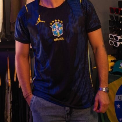 Camisa Brasil Jordan II 2026/27 Torcedor Masculina - Azul