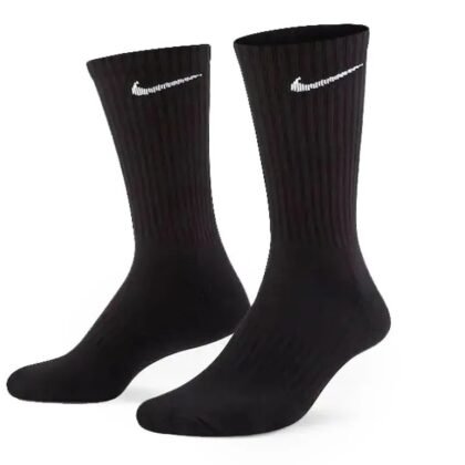 Meia Nike "Swoosh" Black Cano Alto