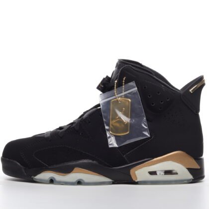 AIR JORDAN 6 RETRO Black Metallic Gold