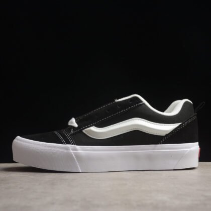 VANS KNU SKOOL STACK BLACK WHITE