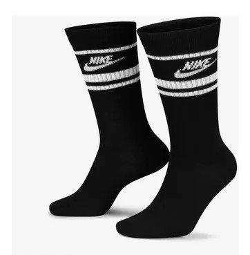 Meia Nike List Black Cano Alto