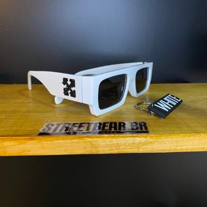 Óculos de Sol Off-White 'Retangular Arthur' White