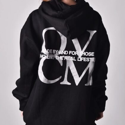 Moletom Overcome Canguru OVCM Square Preto