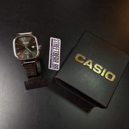 Relógio Casio Vintage Europe Prata/preto