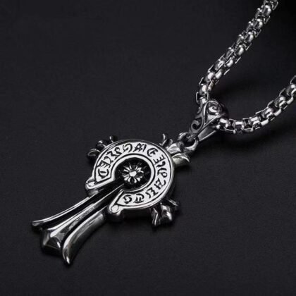 Colar Chrome Hearts Pingente Fine Dagger