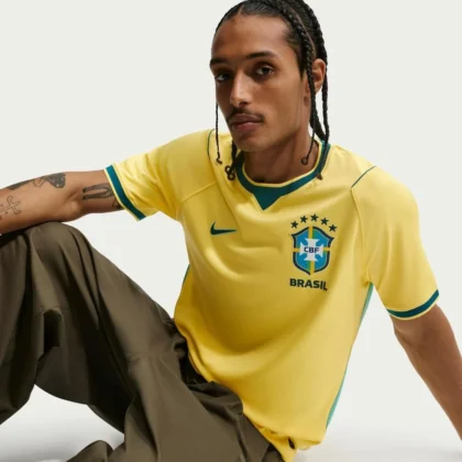 Camisa Seleção Brasil Home 26/27 Torcedor Masculina - Amarelo