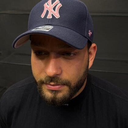 Boné New York Yankees 47 Brand MVP Marinho Pink