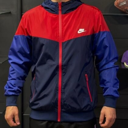 Jaqueta Nike Sportswear (Azul Marinho/Vermelho)