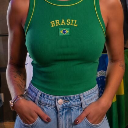 Regata do Brasil Feminina Canelada – Verde