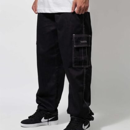 Calça Cargo Reta Special Costura Branca Good Times