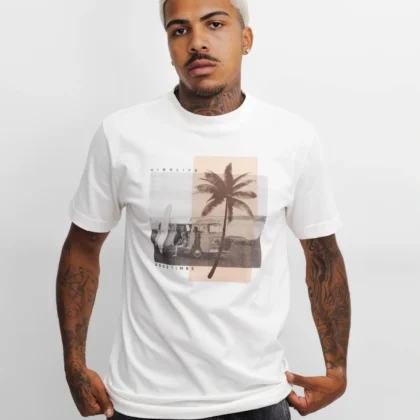 Camiseta Básica Highlife Good Times Off White