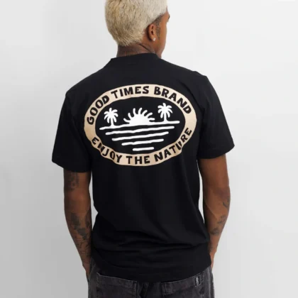Camiseta Basica Nature Good Times Preta