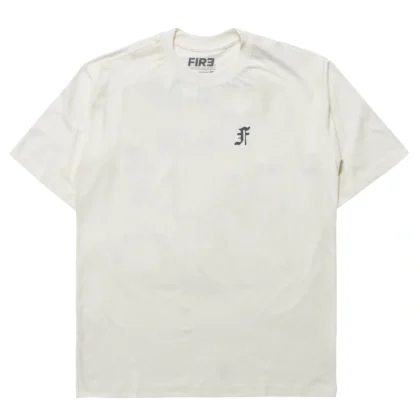 Camiseta Oversized Fire Hustle Off white
