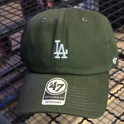 Boné LA Dodgers "Mini Logo" Verde Militar 47 Brand