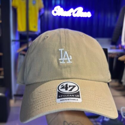 Boné LA Dodgers "Mini logo" Caqui 47Brand