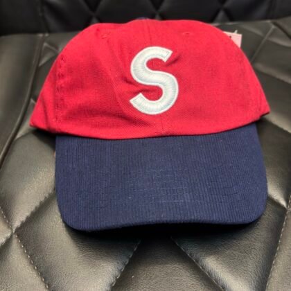 Boné Supreme 2-tone S Logo Vermelho/Azul Marinho