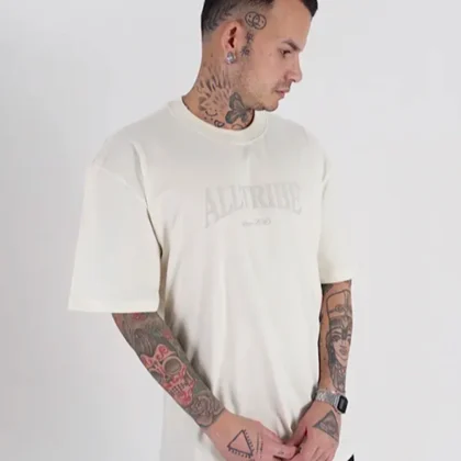 Camiseta All Tribe Oversized Street Classic Off White