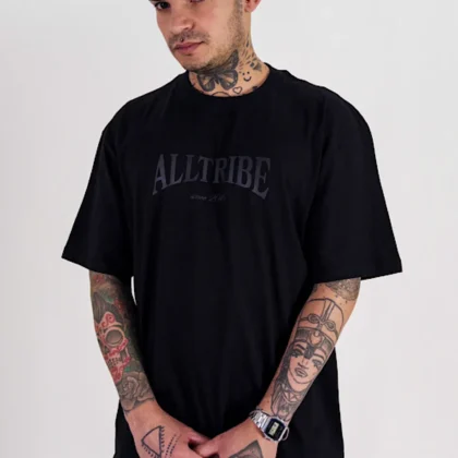 Camiseta All Tribe Oversized Street Classic Preto